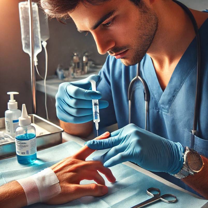 Digital Nerve Block for Pulse Oximetry